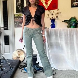 Y2k lowrise pants